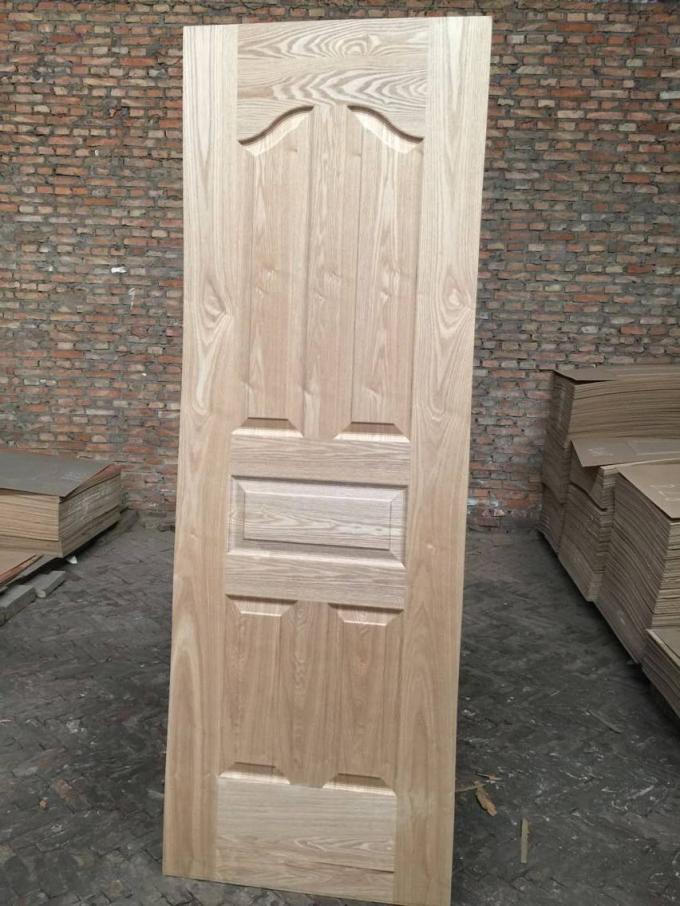 カシのベニヤHDF MDFのドアの皮の装飾4mmの厚さ2150*700/800/950/1020mm