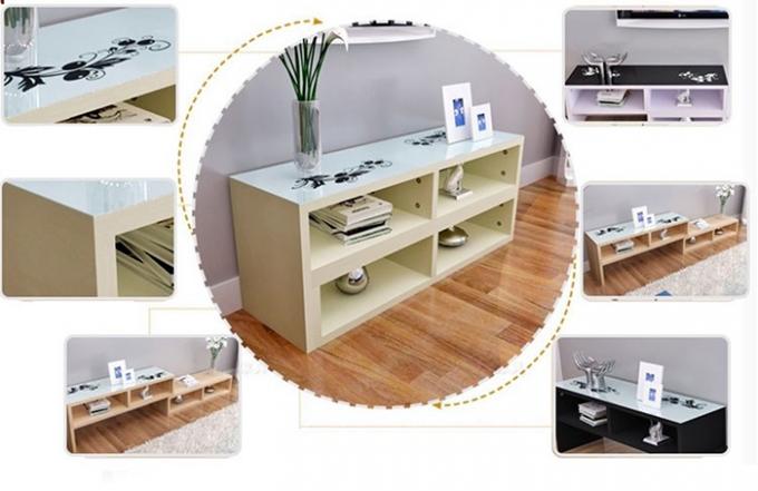 モダンなデザイン軽い木TVの立場の居間によってカスタマイズされる家具をきれいにすること容易