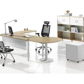 中国 シンプルな設計の削片板の事務机、管理の純木の会議の席 工場