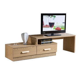 多機能のためのモダンなデザインの居間の純木TVの単位の積層物の削片板