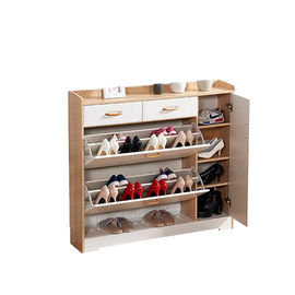 Light Luxury Easy To Clean Particle Board Shoe Rack Durable Living Room Furinture